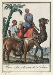 Trafic de gomme par les Maures (Mauritanie ou Sénégambie), de 